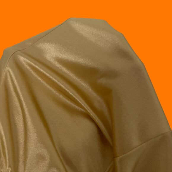 90's vintage gold high waisted mini skirt XL *deadstock* ~runs small~ - Picture 5 of 9